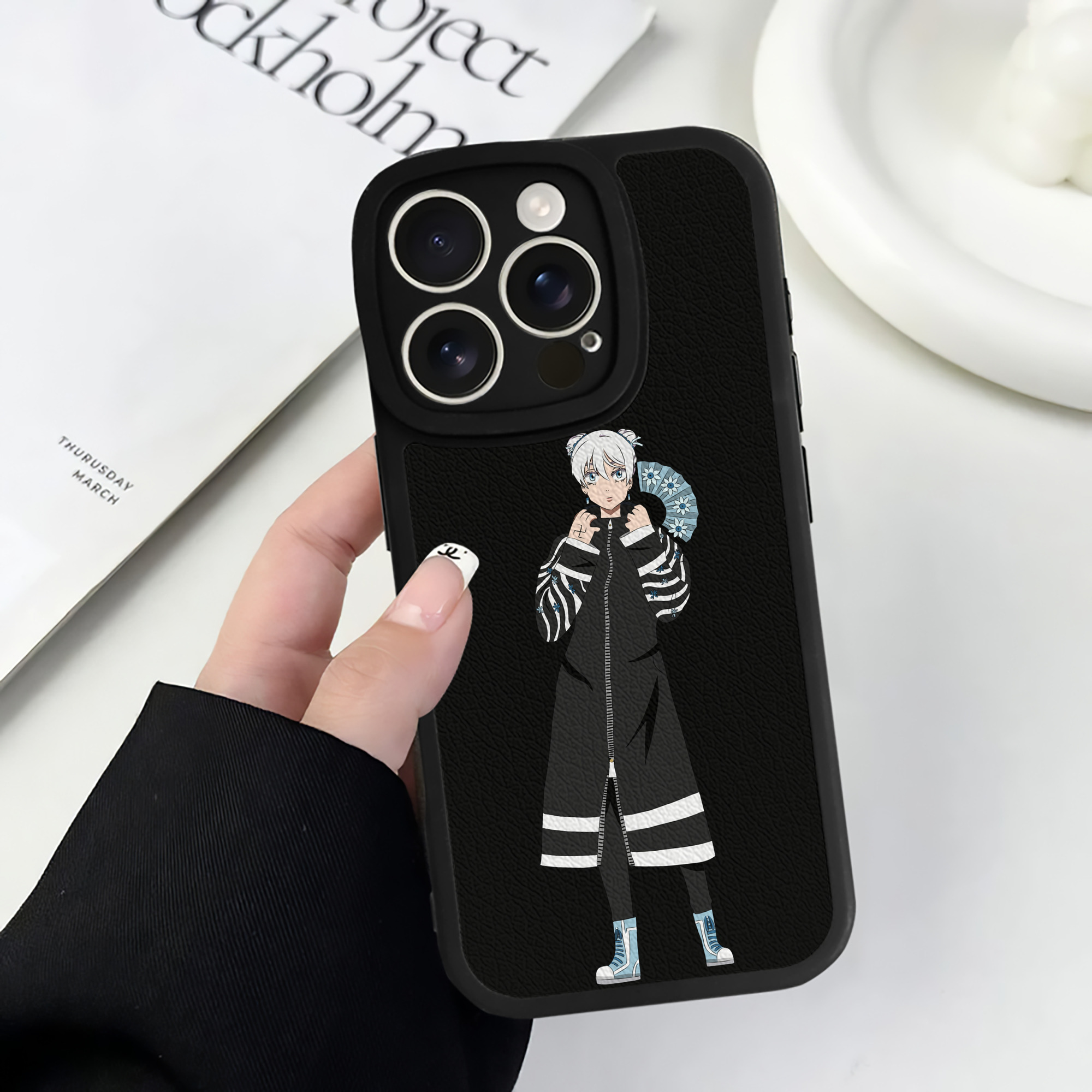 （画像用） 東京リベンジャーズ Tokyo Revengers 【iPhone 16シリーズ対応】シリコンスマホケース（レザー調） 材質：シリコン